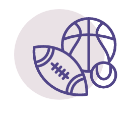 sports camps icons